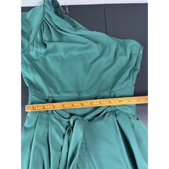 NWT-Entro‎ Romper Womens Small Belted Flowy One Shoulder - Picture 7 of 11